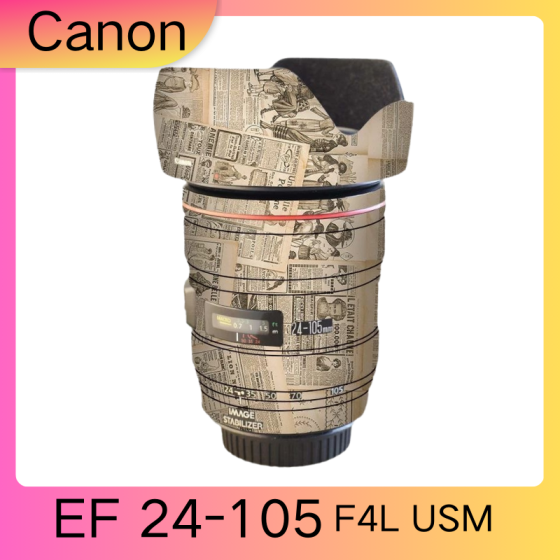 Lentes Canon EF24-105F4L USM  - Pele câmera, adesivo câmera - com alta resistência a arranhões, à prova d'água e com design elegante.